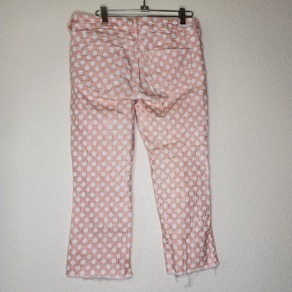 Anthropologie Pilcro Polka Dot Raw Hem Jeans 29P - Picture 4 of 6